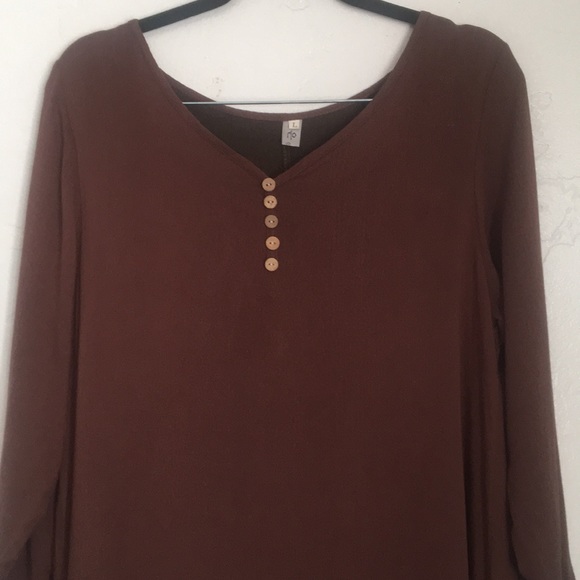 Hanyi Fushi Large Maxi Brown Dress - Picture 3 of 9
